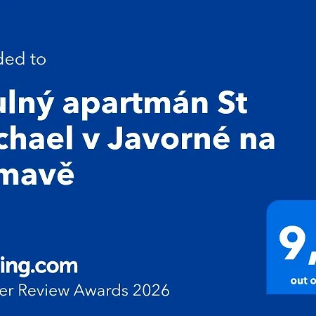 Utulny St Michael V Javorne Na Sumave Apartment